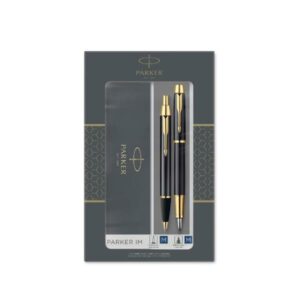 Parker Penne stilografiche PARKER GIFT SET DUO : IM BLACK GT SFERA M + STILOGRAFICA M