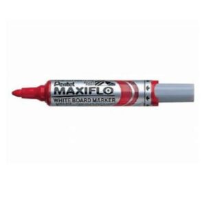 Pentel Marcatori CF 12 MARCATORI MAXIFLO M PUNTA CONICA COLORE ROSSO PUNTA 6 MM TRATTO 2,1 MM