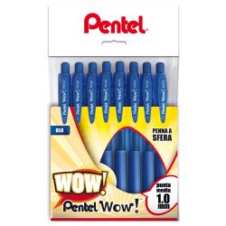 Pentel Penne a Sfera TASCHINA PENTEL WOW! 8PZ BLU