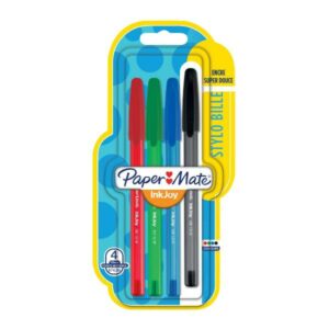 Papermate Penne a Sfera INKJOY 100 CAP M 1 0 – Assortiti bl 4pz