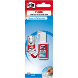 Pritt Correttori Correttore liquido Pritt Fluid  liquido molto coprente  rapido essiccamento  pennellino incorporato nella capsula  contenuto 20ml (conf.10)