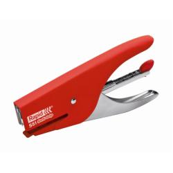 Rapid Cucitrici Cucitrice a pinza Soft Grip rosso ergonomica in vernice gommata maneggevole per la casa e l ufficio