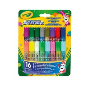 Crayola Colle glitter 16 Mini Colle Glitter Lavabili