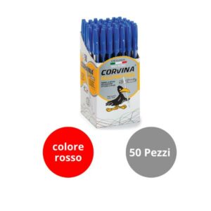 Carioca Penne a Sfera CORVINA 51 CLASSIC SCATOLA 50 PZ. ROSSO