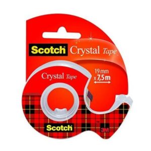 Scotch Nastri adesivi NASTRO TR CRYSTAL600 19MMX7.5M