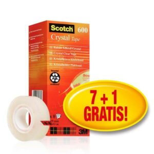 Scotch Nastri adesivi CF7+1NASTRO TR CRYSTAL60019MMX33M