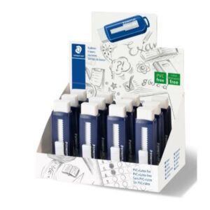 Staedtler Gomme Gomma con involucro in plastica rigida con cursore di scorrimento senza PVC ftalati e e latice