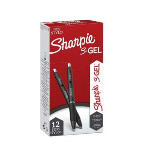 Sharpie Roller CF12 SHARPIE GEL RT M 0 7 Nera