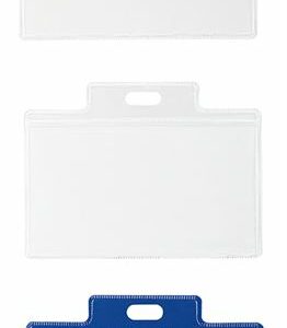 Sei rota Portanomi e portabadge PORTA BADGE RIGIDO PASS 3 S BLU C.R CONF. 100 – SENZA PINZETTA O  CORDONCINO