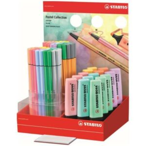 Stabilo Evidenziatori STABILO PASTEL COLLECTION ESPOSITORE M