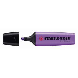 Stabilo Evidenziatori Evidenziatore Stabilo Boss Original -Stabilo- viola ricaricabile  di lunga durata  fuoroscente universale (conf.10)