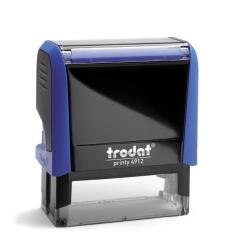 Trodat Timbri TIMBRO AUTOINCHIOSTRANTE PRINTY 4912 BLU CIELO / TAMPONE NERO