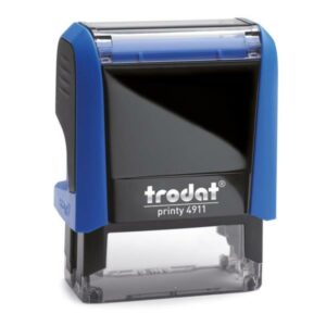 Trodat Timbri 4911 P4 BLU-CIELO TAMPONE NERO   EX CODICE TR3911BL