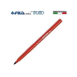 Tratto Penne punta in fibra CF12TRATTO OFFICE LINE ROSSO