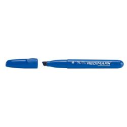 Tratto Marcatori Tratto Redimak blu punta scalpello 7 0  tratto 4-6 5 mm  permanente a base d alcool  scrive su tutte le superfici (Conf. 12 pz)