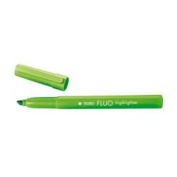 Tratto Evidenziatori Tratto Fluo Highlighter verde p/scalpello 5 0 mm  tratto 1 0-5 0 mm  inchiostro universale a base d acqua (conf.12)