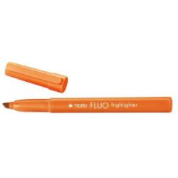 Tratto Evidenziatori Tratto Fluo Highlighter arancio p/scalpello 5 0 mm  tratto 1 0-5 0 mm  inchiostro universale a base d acqua (conf.12)