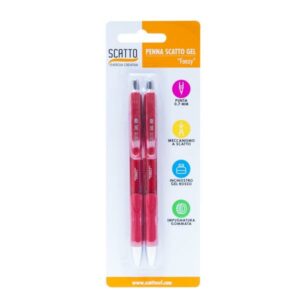 Scatto Penne a Sfera CF2PZ PENNA  SCATTO GEL 0 7MM ROSSO