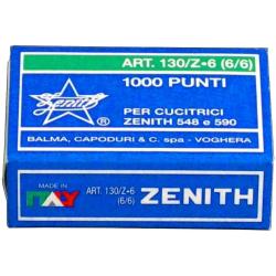 Zenith Punti metallici CF1000PUNTI 130/Z-6 6/6 ACCIAIO  ZINCATO