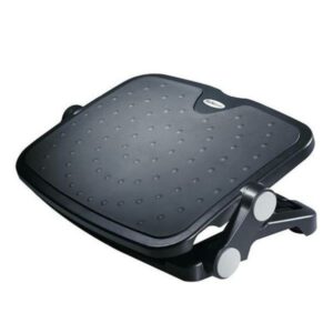 Startech Poggiapiedi Poggiapiedi Ergonomico Regolabile da Scrivania – Poggiapiedi regolabile in altezza/angolo 18×14 pollici (FTRST1)