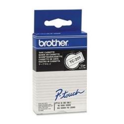 Brother NASTRI PER ETICHETTATORI CASSETTA NASTRO 12MM TIPO TC SCRITTA NERA SU FONDO BIANCO             P-TOUCH PT-6 /8/8E/8EII