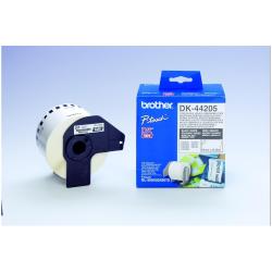 Brother NASTRI PER ETICHETTATORI NASTRO ADES IN CARTA NERO/BIANCO 62MM – 30.48 METRI LUNGHEZZA CON     ADESIVO REMOVIBILE