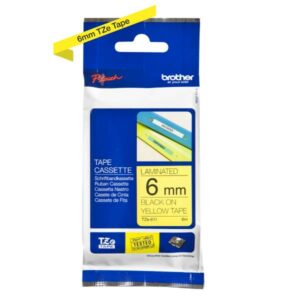 Brother NASTRI PER ETICHETTATORI NASTRO TIPO TZ 6MM NERO/GIALLO