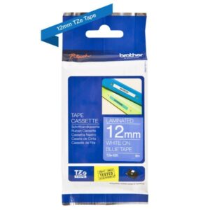 Brother NASTRI PER ETICHETTATORI NASTRO TIPO TZ 12MM BIANCO/BLU 8 METRI