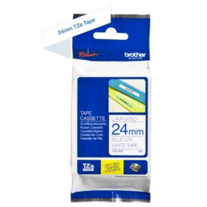 Brother NASTRI PER ETICHETTATORI NASTRO TIPO TZ 24 MM  ETICHET BLU/BIANCO