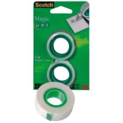 Scotch Nastri adesivi RICARICHE MAGIC 2 ROTOLI DA 7 5M