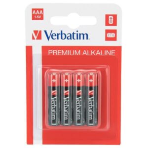 Verbatim PILE ALCALINE BLISTER DA 4 PILE MINI STILO AAA LONG LIFE