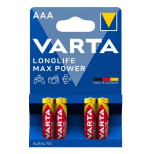 Varta PILE ALCALINE Max Tech X4AAA ( Ministilo) conf.da 4