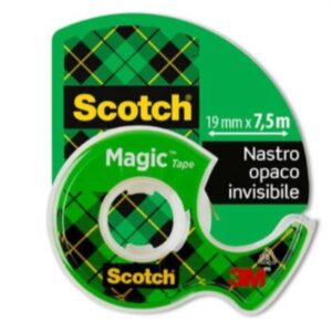 Scotch Nastri adesivi 8-1975D INVISIBLE SCOTCH MAGIC 810 MINI CHIOCCIOLA                    (MINIMO ORDINABILE 12 PEZZI O MULTIPLI)