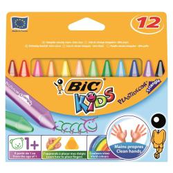 Bic Pastelli CF12PASTELLI BIC KIDS PLASTIDECOR TRIANGLE