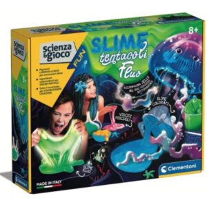 Clementoni Giochi di Creatività Slime Tentacoli Fluo