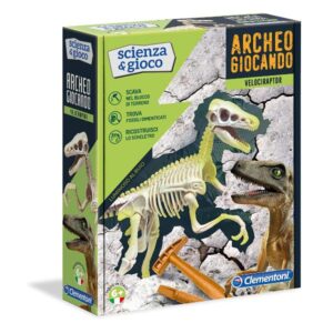 Clementoni Giochi scientifici ARCHEOGIOCANDO – VELOCIRAPTOR