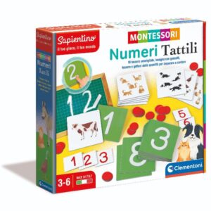 Clementoni Giochi scientifici Montessori – Numeri Tattili