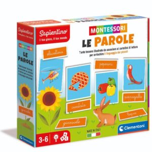 Clementoni Giochi scientifici Montessori – Le Parole