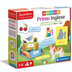 Clementoni Giochi scientifici Montessori – Primo Inglese