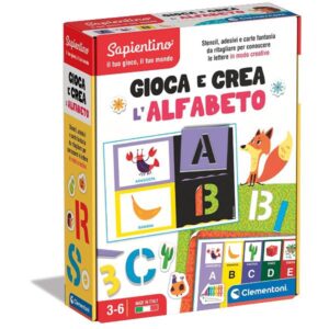 Clementoni Giochi scientifici Gioca e Crea l Alfabeto