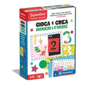 Clementoni Giochi scientifici Gioca e Crea Numeri e Forme