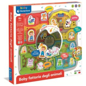 Clementoni Peluche Interattivi Baby Fattoria degli Animali