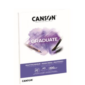 Canson Album e blocchi da disegno Blocco GRADUATE Mix Media A5 20fg. 200 g/m