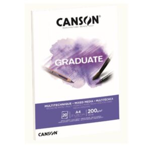 Canson Album e blocchi da disegno Blocco GRADUATE Mix Media A4 20fg. 200 g/m