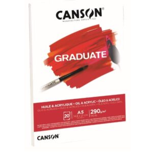 Canson Album e blocchi da disegno Blocco GRADUATE Oil   Acrylic A4 20 fg. 290 g/m