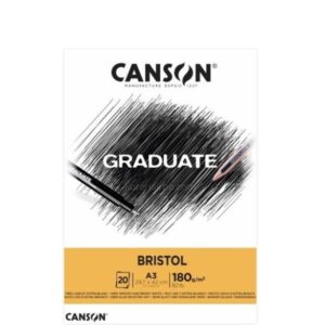 Canson Album e blocchi da disegno Blocco GRADUATE Bristol A3 20fg. 180 g/m