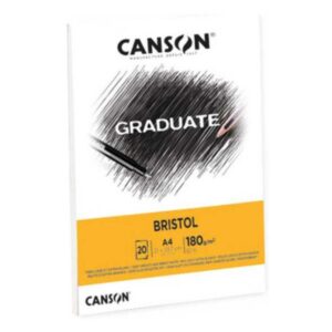 Canson Album e blocchi da disegno Blocco GRADUATE Bristol A4 20fg. 180 g/m