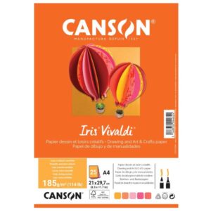 Canson Cartoncini colorati CF FG25 IR.VIVAL 240G FUOCO 21×29 7