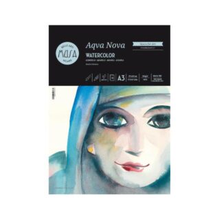 CWR Album e blocchi da disegno AQVA NOVA – ACQUERELLO BLOCCO 12 FG. 300 GR. FINE – CM.21X29 7 (A4)