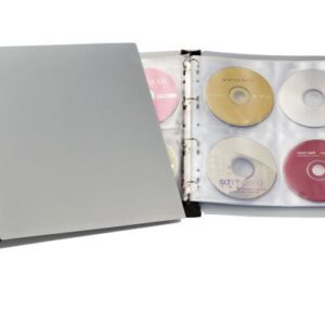 Durable Buste in Plastica CD/DVD ALBUM 96. ALBUM AD ANELLI PORTA CD/DVD CAPACITÀ 96 CD/DVD.